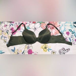 Aerie SMOOTHEZ Real Free Lightly Lined Bra in Olive Daze, 34D